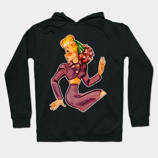 blonde girl in profile Hoodie